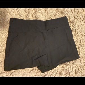 Dark Black Spandex Shorts from Body Central